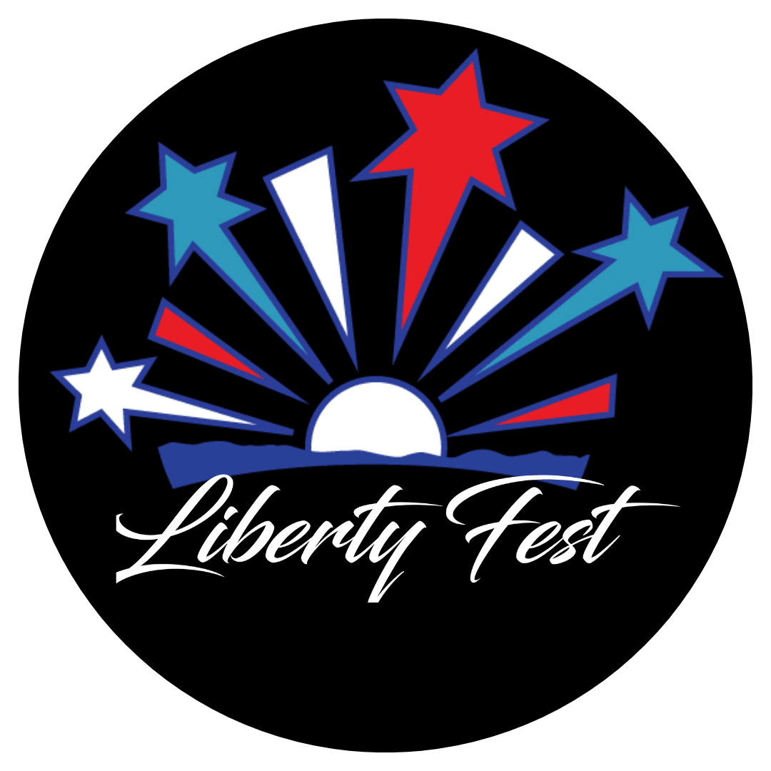 LF Liberty Fest in black circle
