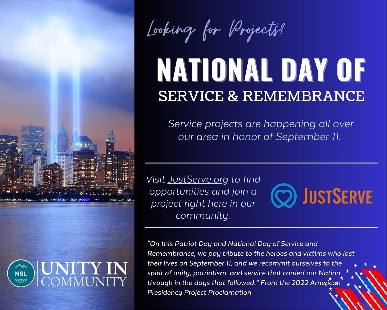 9.11 National Day of Service 2025